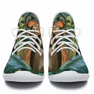 Men Tropical Lips Cheerleading Dance Shoes