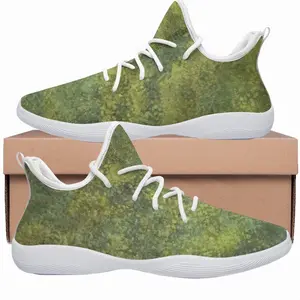 Men Hammered Green Cheerleading Dance Shoes