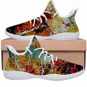 Men Autumn Leaves Cheerleading Dance Shoes