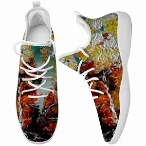 Men Autumn Leaves Cheerleading Dance Shoes