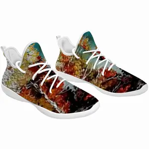 Men Autumn Leaves Cheerleading Dance Shoes