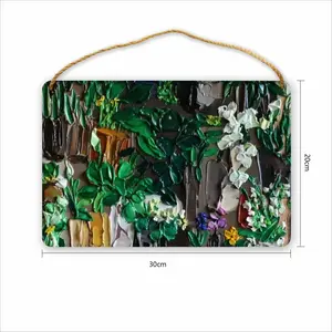 The Green House Wood Painting (Multi-Size)