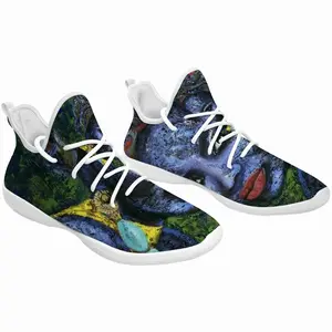 Men Blue Flame Fashion Interior Gift Idea Cheerleading Dance Shoes