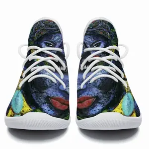 Men Blue Flame Fashion Interior Gift Idea Cheerleading Dance Shoes