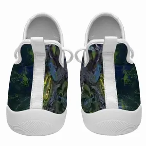 Men Blue Flame Fashion Interior Gift Idea Cheerleading Dance Shoes