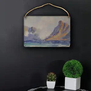 Houtbay Cape Town Wood Painting (Multi-Size)