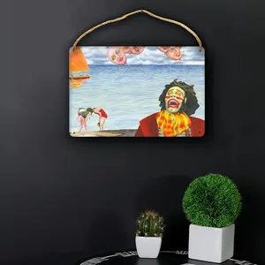 Fear Of Clowns Wood Painting (Multi-Size)