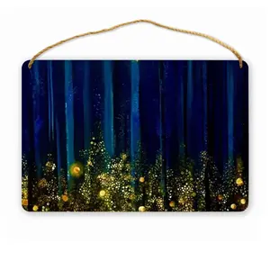 Energy Landscape Wood Painting (Multi-Size)