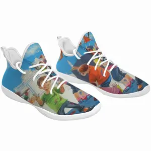 Men Painting The Dream World Cheerleading Dance Shoes