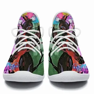 Men Colorful Family Tree Cheerleading Dance Shoes