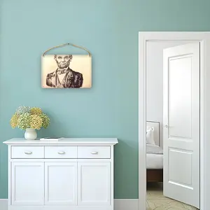 President Abraham Lincoln Wood Painting (Multi-Size)