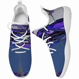 Men A Cool Vista Of Blue And Purple (2014) Cheerleading Dance Shoes