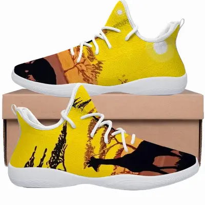 Men African Safari Cheerleading Dance Shoes