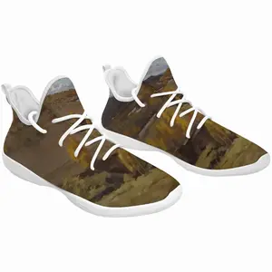 Men Golden Autumn Cheerleading Dance Shoes