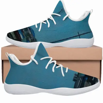 Men Waiting For A Walk On The Sea Cheerleading Dance Shoes