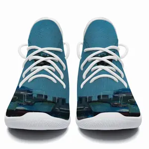 Men Waiting For A Walk On The Sea Cheerleading Dance Shoes