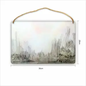 Megacity And Seagull Wood Painting (Multi-Size)