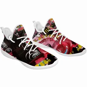 Men Abstract#095 Cheerleading Dance Shoes