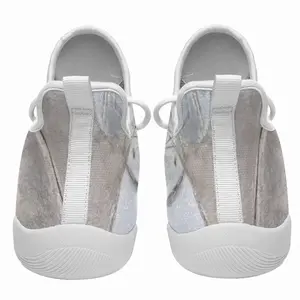 Men White Shape Cheerleading Dance Shoes