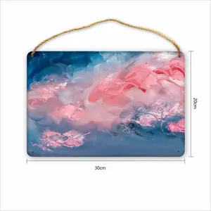 Cotton Candy Sky Wood Painting (Multi-Size)