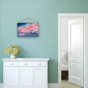 Cotton Candy Sky Wood Painting (Multi-Size)