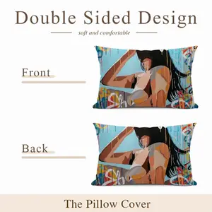 At The Beach Polyester Pillow (Rectangle, Multi-Size)