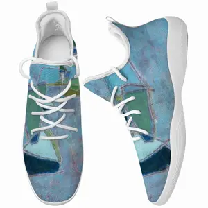 Men Blue And Turquoise Cheerleading Dance Shoes