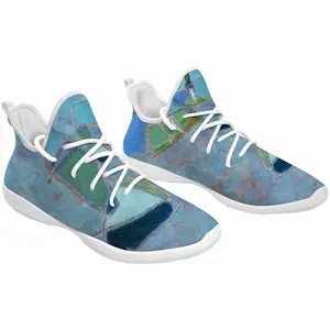 Men Blue And Turquoise Cheerleading Dance Shoes