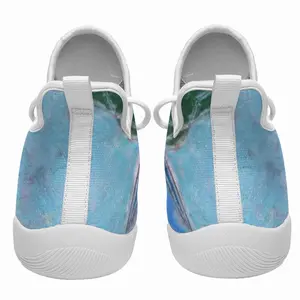 Men Blue And Turquoise Cheerleading Dance Shoes