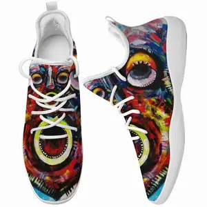 Men African Healing Mask Cheerleading Dance Shoes