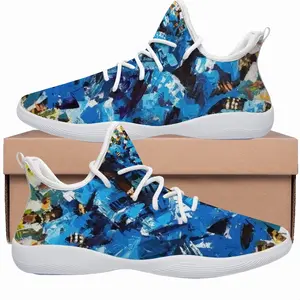 Men Kings Men In Blue Cheerleading Dance Shoes