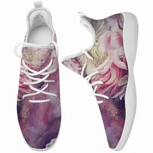 Men Flowers Glowing Cheerleading Dance Shoes