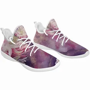 Men Flowers Glowing Cheerleading Dance Shoes