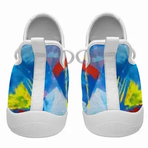 Men Beautiful Floral Cheerleading Dance Shoes