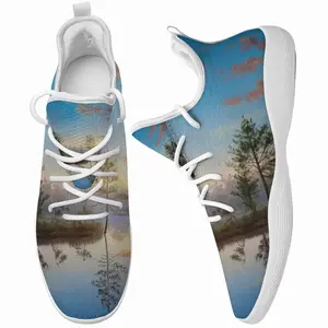 Men Sunset On The Lake Cheerleading Dance Shoes