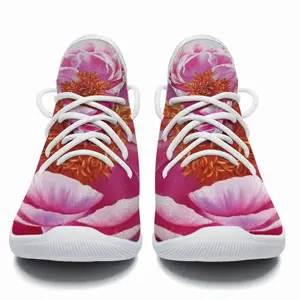 Men Coral Charm Peony Cheerleading Dance Shoes