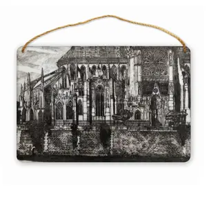 Notre Dame De Paris Wood Painting (Multi-Size)