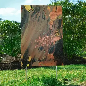 Bronze Abstraction Courtyard Signboard