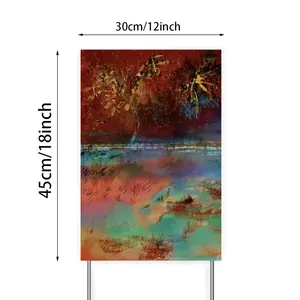 Beaches Of Light And Dark Courtyard Signboard