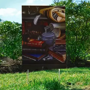 Still-Life With A Tea Courtyard Signboard