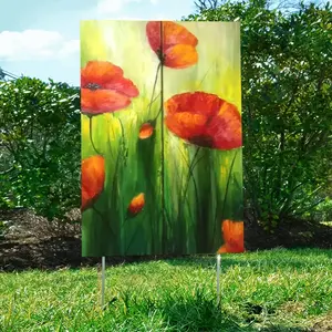 The Sunshine Poppies Courtyard Signboard