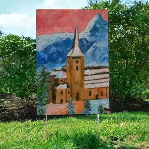 Zermatt Courtyard Signboard