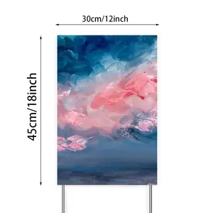 Cotton Candy Sky Courtyard Signboard