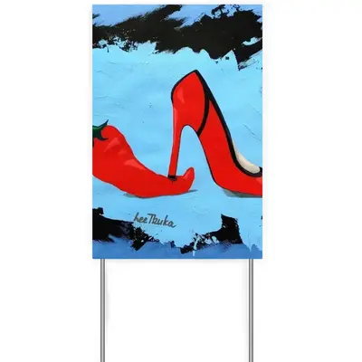 Under The Heel - Erotic Women Girl Feminism Courtyard Signboard