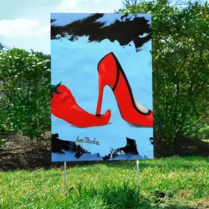 Under The Heel - Erotic Women Girl Feminism Courtyard Signboard