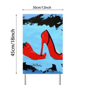 Under The Heel - Erotic Women Girl Feminism Courtyard Signboard