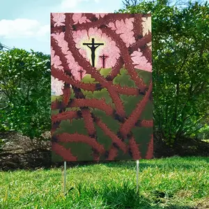 Calvary Through Thorns Courtyard Signboard