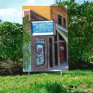 #20Th And O Street Courtyard Signboard