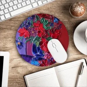 The Pleasure Of Flowers S Mouse Pad (Round)