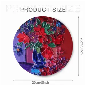 The Pleasure Of Flowers S Mouse Pad (Round)